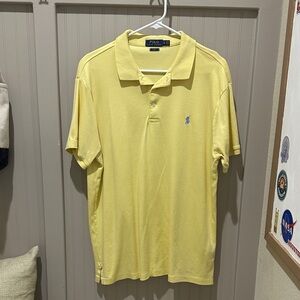 Polo by Ralph Lauren Light Yellow Men's Polo Shirt